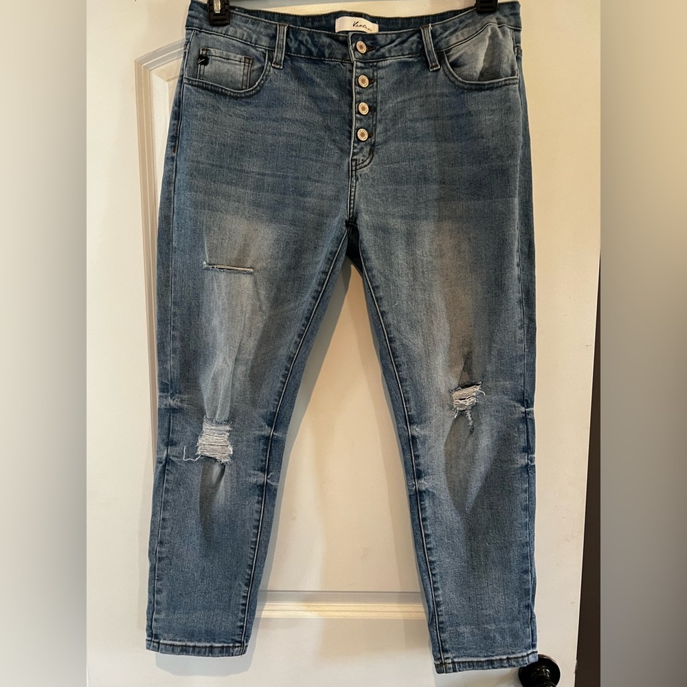 KanCan | High Rise Super Skinny Distressed Estilo Button Fly Jeans | 15 31